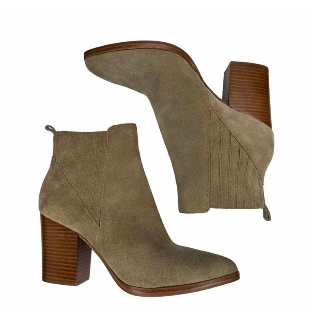 Marc Fisher Matter Block Heel Booties - Picture 2 of 8